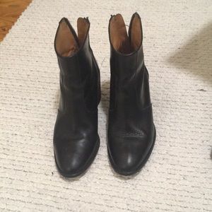 Madewell black booties size 7.5